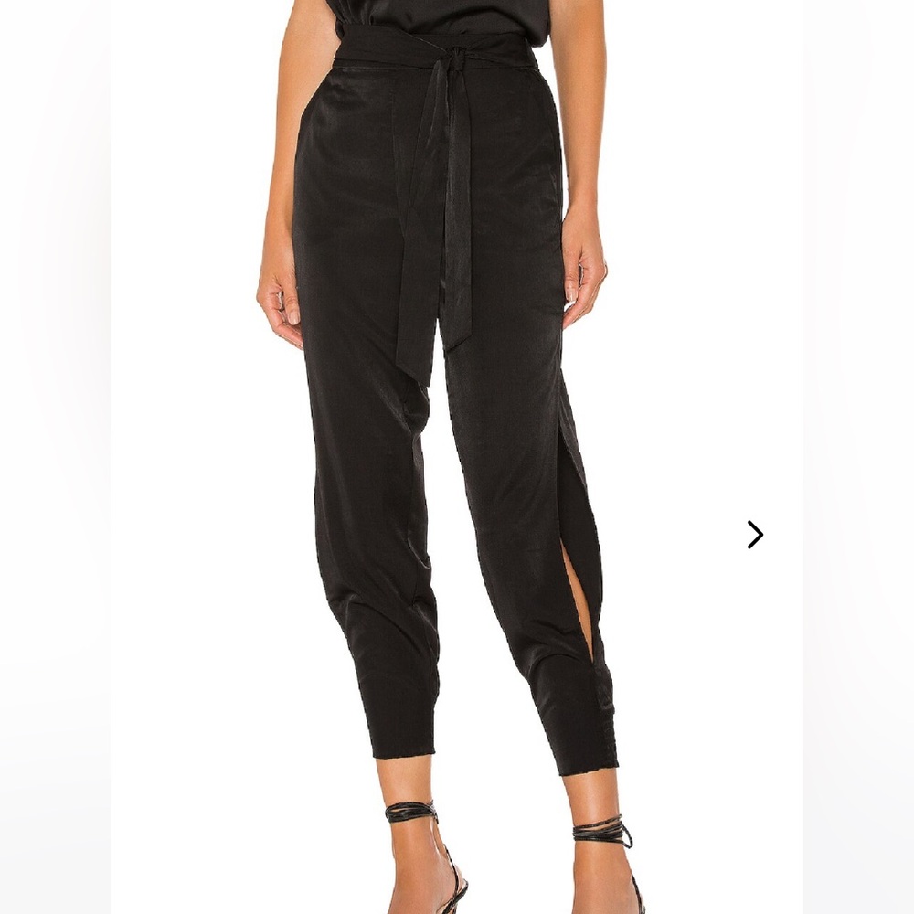LOVERS + FRIENDS Macie Tie-Waist Pants with Cutout